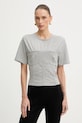 Patrizia Pepe t-shirt bawełniany bawełna szary 8M1803.J387