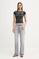 Diesel футболка для женщин из хлопка с эластаном T-MELY-CUP A19508.0KICB чёрный SS26
