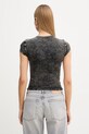 Одежда Diesel футболка для женщин из хлопка с эластаном T-MELY-CUP A19508.0KICB чёрный