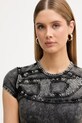 Diesel футболка для женщин из хлопка с эластаном T-MELY-CUP чёрный A19508.0KICB