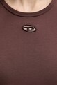 Diesel t-shirt T-ANGIE-OD brązowy A19912.0AFAA