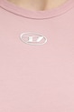 Diesel t-shirt T-UNCUTIESLONG-OD A19917.0AHQH różowy
