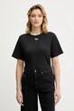 Diesel t-shirt bawełniany T-NORMY-OD-S1 bawełna czarny A20399.0JMBB