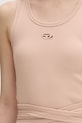 Diesel top damski bawełniany z elastanem T-ANKY-TAIL A21019.0EJAI beżowy