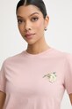 Diesel t-shirt damski bawełniany T-REG-S1 różowy A22488.0JMBD