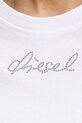 Diesel t-shirt basic damski bawełniany T-REG-S2 A22503.0JMBD biały