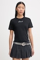 Diesel t-shirt basic damski bawełniany T-REG-S2 czarny A22503.0JMBD