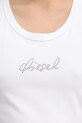 Diesel top damski bawełniany T-ANKY-S2 A22506.0QHHA biały