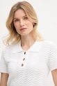 Joseph Ribkoff polo tričko dámske s viskózou biela 262926
