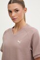 Puma t-shirt damski Class Relaxed brązowy 691872