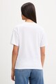 Oblečení ERMANNO Firenze tričko dámské bavlněné D48EL039EE8 bílá