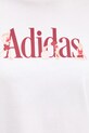 adidas t-shirt bawełniany Soft Sports JZ7896 biały