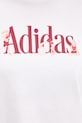 adidas t-shirt bawełniany Soft Sports JZ7896 biały