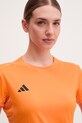 adidas Performance t-shirt do biegania Adizero pomarańczowy KA2945