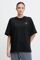 adidas by Stella McCartney t-shirt bawełniany nadruk czarny KA9549