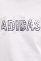 adidas t-shirt bawełniany KB7146 biały