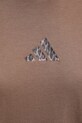 adidas Performance t-shirt treningowy KB9420 brązowy