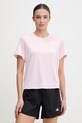 adidas Performance t-shirt treningowy z elastanem różowy KC0394
