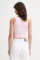 Odzież adidas crop top damski bawełniany z elastanem KC5182 różowy