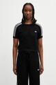adidas Originals Crochet crop top women's black KC6481