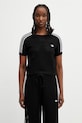 adidas Originals Crochet crop top women's black KC6481