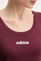 Μπλουζάκι προπόνησης adidas Performance Hyperglam KC7678 μπορντό
