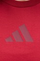 adidas t-shirt bawełniany Z.N.E KC7718 bordowy