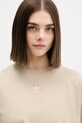adidas Originals t-shirt bawełniany beżowy KD1363