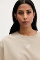 adidas Originals t-shirt bawełniany beżowy KD1368