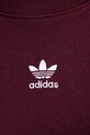adidas Originals t-shirt damski bawełniany KD1373 bordowy