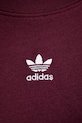 adidas Originals t-shirt damski bawełniany KD1373 bordowy