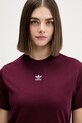 adidas Originals t-shirt bawełniany bordowy KD3942