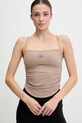 adidas by Stella McCartney top treningowy brązowy KD9859