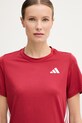 adidas Performance t-shirt treningowy czerwony KF8556