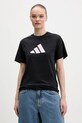 adidas t-shirt bawełniany regular czarny KQ6399