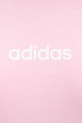 Памучна тениска adidas KT0548 розов