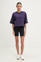 Puma t-shirt treningowy damski bawełniany City lifestyle HYROX 528132 fioletowy SS26