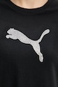 Puma t-shirt damski bawełniany GRAPHIC 634566 czarny