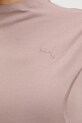 Puma t-shirt damski bawełniany z elastanem PUMATECH SENSE 634568 beżowy