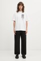 Carhartt WIP t-shirt in cotone W SS Inverted Charm T-Shirt I036030.02XX bianco