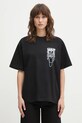 Carhartt WIP t-shirt bawełniany W SS Inverted Charm T-Shirt nadruk czarny I036030.89XX