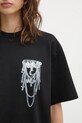 Carhartt WIP t-shirt bawełniany W SS Inverted Charm T-Shirt czarny I036030.89XX