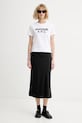 A.P.C. t-shirt bawełniany T-SHIRT CROP MANCHE COURTE MADAME APC COHBW.F26559 biały SS26