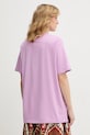 Odzież Farm Rio t-shirt bawełniany 354549 różowy