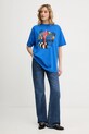 Farm Rio t-shirt 344377 niebieski SS26