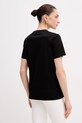 Odzież Elisabetta Franchi t-shirt damski bawełniany MA01761E2 czarny