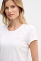 Mos Mosh t-shirt damski bawełniany Safina biały 176800