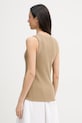 Ρούχα Mos Mosh τοπ γυναικείο με βαμβάκι Ara 177230 μπεζ
