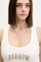 Barrow top damski bawełniany z elastanem beżowy S6BWWOTA117