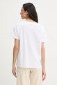 Odzież Liu Jo t-shirt damski bawełniany WA6413.JS904 biały